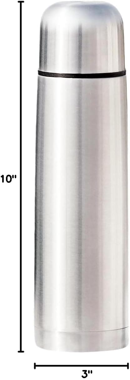 Best Stainless Steel Coffee Thermo | BPA Free & Triple Wall Insulated | Hot Water & Cold Drinks for Hours | Perfect for Biking, Backpack, Camping, Office | Fits Most Car Cupholders (500 ML)