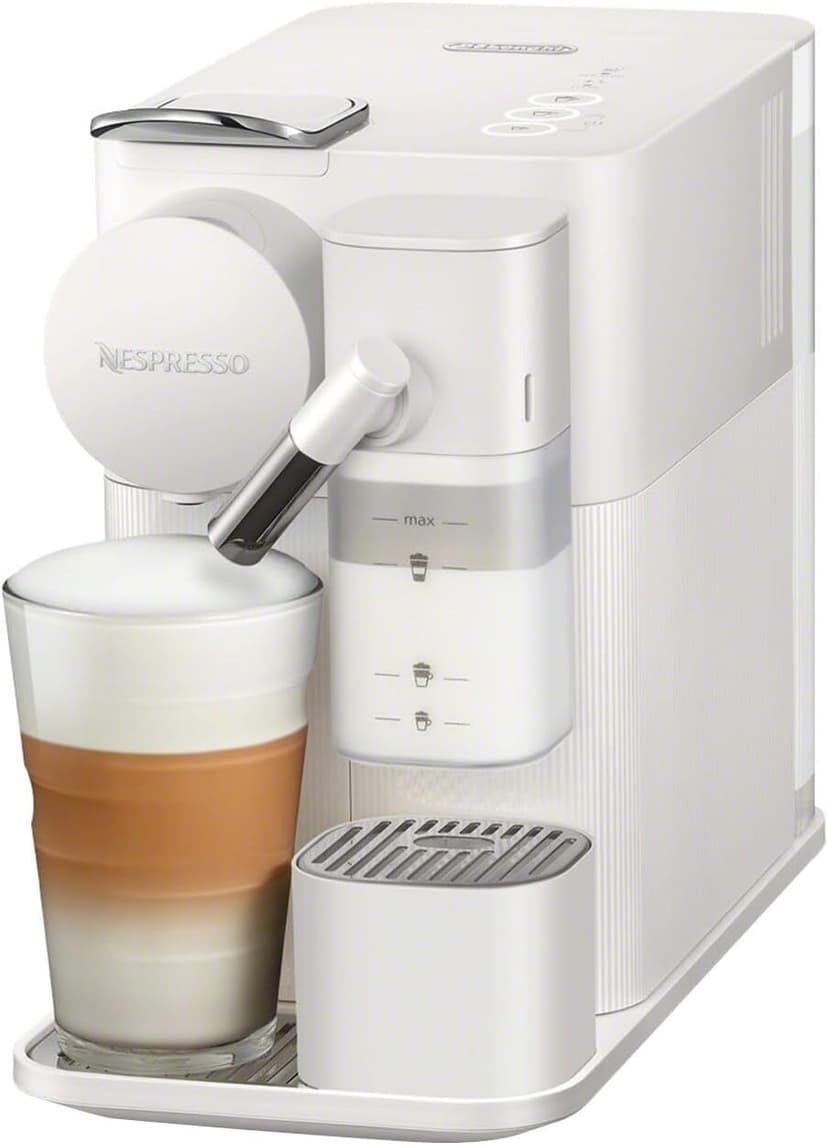 Nespresso Lattissima One Original Espresso Machine with Milk Frother by De'Longhi, Silky White