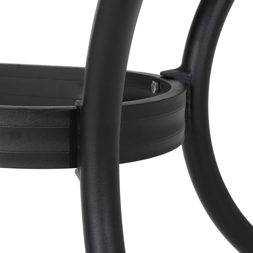 Christopher Knight Home Cayman Outdoor 6-Seater Cast Aluminum Dining Set, 7-Pcs Set, Black Sand