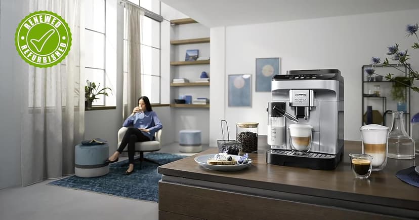 De'Longhi Magnifica Evo Espresso Machine with Automatic Frother, 5 Recipes, ECAM29063SB (Renewed)