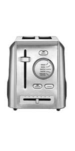 Cuisinart CPT-620 2-Slice Custom Select Toaster, Stainless Steel