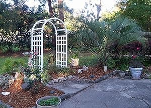 Athens 39"W x 81"H Vinyl Arbor
