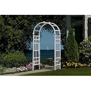 Athens 39"W x 81"H Vinyl Arbor