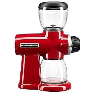 KitchenAid KCG0702CS Burr Coffee Grinder, Contour Silver