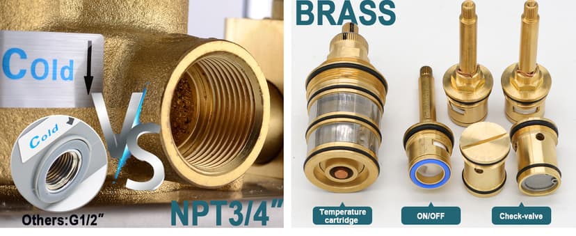 Full Body Rain Shower System - 16inch Matte Black LED Rain Shower Thermostatic Faucet Set - Spray Jet with On-off Switch, Can Run Together