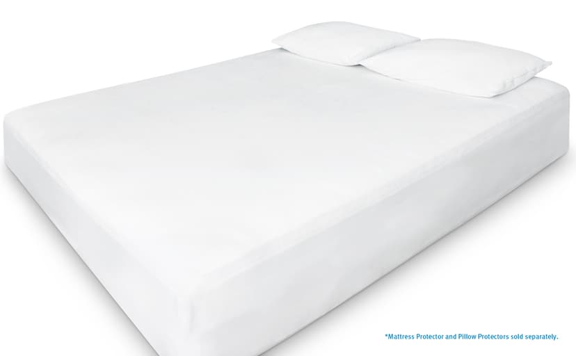 SureGuard Queen Size Mattress Protector - 100% Waterproof, Hypoallergenic - Premium Fitted Cotton Terry Cover White