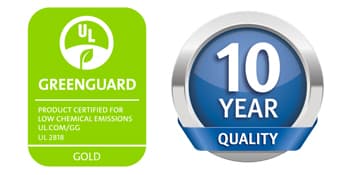 SureGuard Queen Size Mattress Protector - 100% Waterproof, Hypoallergenic - Premium Fitted Cotton Terry Cover White