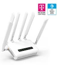 GL.iNet GL-MT6000 (Flint 2) WiFi 6 High Speed Gaming Routers for Wireless Internet, 2 x 2.5G Ethernet Ports for Fiber Optic Modem, Long Range Computer VPN WiFi Router, Home & Business