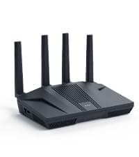 GL.iNet GL-MT6000 (Flint 2) WiFi 6 High Speed Gaming Routers for Wireless Internet, 2 x 2.5G Ethernet Ports for Fiber Optic Modem, Long Range Computer VPN WiFi Router, Home & Business