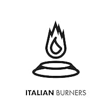 ZLINE 30 Inch 4.0 Cubic Foot Stainless Steel Dual Fuel Range with 4 Burner Porcelain Cooktop, Gas Stove, Cast Iron Grill, and Electric Convection Oven