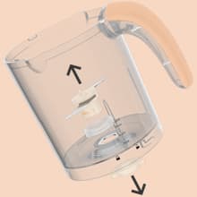 Baby Food Maker Chopper Grinder - Mills and Steamer 8 in 1 Processor for Toddlers - Steam, Blend, Chop, Disinfect, Clean, 20 Oz Tritan Stirring Cup, Touch Control Panel, Auto Shut-Off, 110V Only