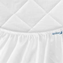 Waterproof Split Top King Mattress Pad Protector for Adjustable Bed, 34" Top Split from Head, Noiseless, Soft Padded Matress Protector