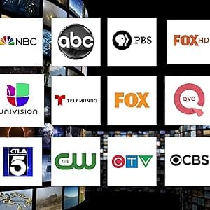 Five Star HDTV Antenna - 360° Omnidirectional Amplified Outdoor TV Antenna up to 150 Miles Indoor/Outdoor,RV,Attic 4K 1080P UHF VHF Supports 4TVs Installation Kit & Mounting Pole