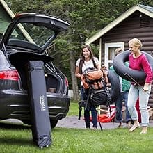 VINGLI 10x20 ft Pop Up Canopy Tent with 6 Sidewalls, Carry Bag, Outdoor Gazebo, Patio Event, Commercial Canopy (Black)