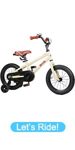 JOYSTAR New Berry Kids Bike for Boys and Girls Ages 3-12 Years Old, 12 14 16 Inch Kids Bicycles with Training Wheels, 20 Inch Bike with Kickstand, Multiple Colors