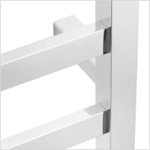 HEATGENE Towel Warmer, Heated Towel Warmer Rack, Wall-Mounted Hardwired/Plug-in Electric Towel Warmers for Bathroom, Hot Towel Rails - Mirror Polish