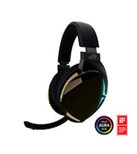 ASUS Gaming Headset ROG DELTA | Headset with Mic and Hi-Res ESS Quad-DAC | Compatible Gaming Headphones for PC, Mac, PS4, Xbox One | Aura Sync RGB Lighting,Black