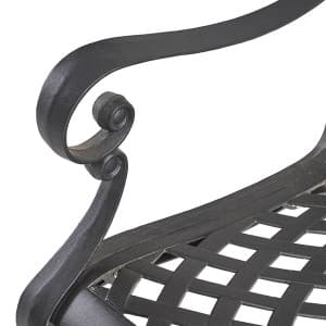 Christopher Knight Home Cayman Outdoor 6-Seater Cast Aluminum Dining Set, 7-Pcs Set, Black Sand