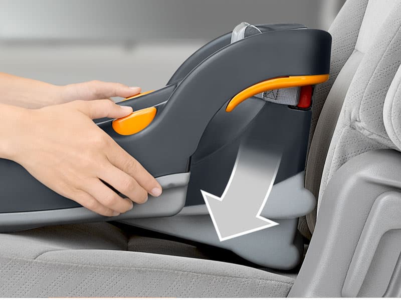 Chicco KeyFit® 30 Infant Car Seat and Base, Rear-Facing Seat for Infants 4-30 lbs., Infant Head and Body Support, Compatible with Chicco Strollers, Baby Travel Gear | Orion/Grey