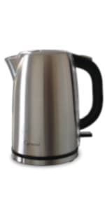 Capresso 259 Water Kettle, 10" x 8.25" x 6.25", Polished Chrome