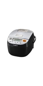 Zojirushi NS-TSC10 5-1/2-Cup (Uncooked) Micom Rice Cooker and Warmer, 1.0-Liter