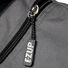 E-Z UP Ambassador Instant Pop Up Canopy Tent, 10' x 10', Roller Bag and 4 Piece Spike Set, Slate White