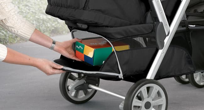 Chicco Cortina Together Double Stroller - Minerale | Black/Silver