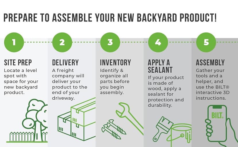 Backyard Discovery Stratford 14' x 12' Traditional Galvanized Steel Pergola Kit with Shade Sail Canopy, Powder-Coated Finish, All-Season Durability, High-Wind Rating for Outdoor Patio, Deck, Garden