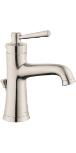 hansgrohe Joleena Transitional 1-Handle 1 8-inch Tall Bathroom Sink Faucet in Brushed Nickel, 04771820, 1.2 GPM