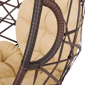 Christopher Knight Home CKH Wicker Tear Drop Hanging Chair, Brown