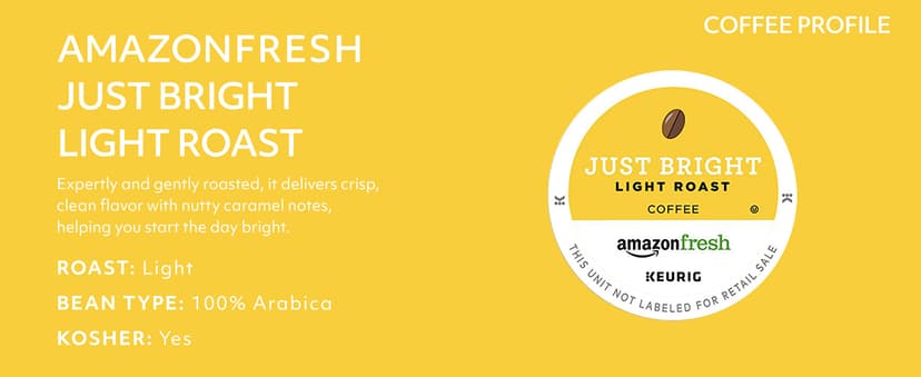 Keurig K-Classic Coffee Maker with AmazonFresh 60 Ct. Coffee Variety Pack, 3 Flavors