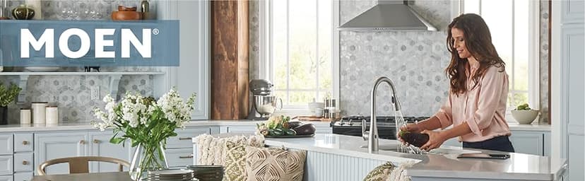 Moen Belfield Chrome Two-Handle 8-Inch Widespread Bathroom Faucet Trim Kit, Valve Required, T6405