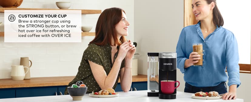 Keurig K-Supreme Single Serve K-Cup Pod Coffee Maker, MultiStream Technology, 4 Brew Sizes, 66oz Dual-Position Removable Reservoir, Gray