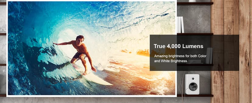 Epson Pro EX9240 3-Chip 3LCD Full HD 1080p Wireless Projector, 4,000 Lumens Color Brightness, 4,000 Lumens White Brightness, Miracast, 2 HDMI Ports, Built-in Speaker, 16,000:1 Contrast Ratio