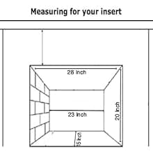 Duluth Forge DLS-24T-2 Dual Fuel Ventless Fireplace Logs Set with Thermostat, Use with Natural Gas or Liquid Propane, 33000 BTU, Heats up to 1100 Sq. Ft, Stacked Red Oak, 24 Inches