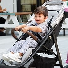 Baby Jogger City Mini Air Lightweight Stroller - All-Terrain Wheel Suspension Adjustable Seat with Calf Support Compact Fold