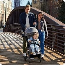 Graco Ready2Jet Compact Stroller – Overhead Friendly Compact Travel Stroller with Automatic Fold, Kingston