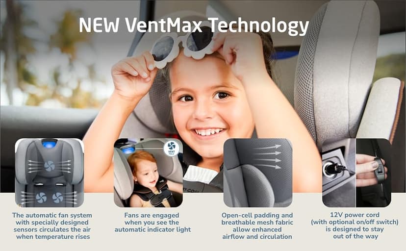 Maxi-Cosi™ Pria Chill All-in-one Convertible Baby Car Seat, Infant/Newborn Car Seat with VentMax, Car Seats for Toddlers