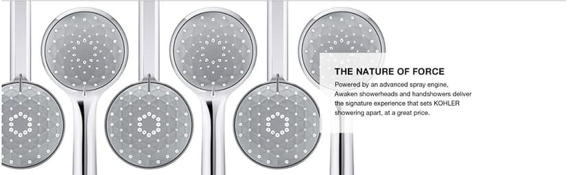 KOHLER Awaken Rainhead Showerhead 10 inches