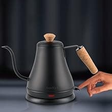 Bodum 27oz Bistro Gooseneck Electric Water Kettle, Pour Over Coffee & Tea, Stainless Steel, Matte Black