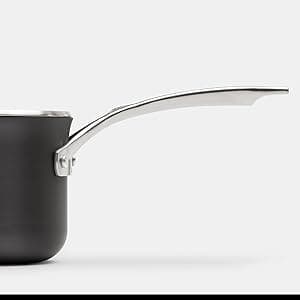 Calphalon Signature Hard-Anodized Nonstick Wok, 12", Flat-Bottom, Oven-Safe, PFOA-Free, Black