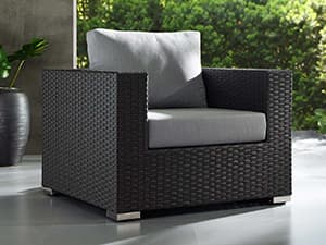 Modway Hide Wicker Rattan Outdoor Patio Porch Lounge Egg Swing Chair Set with Stand in White