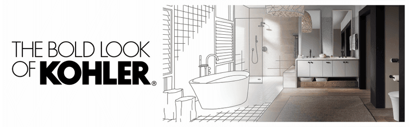 KOHLER 13696-CP 10-inch Single-Function Rainhead, Traditional Rain Shower Head, Round Rainfall Shower Head, 2.5 GPM, Polished Chrome