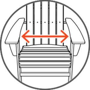 POLYWOOD Nautical Curveback Adirondack Chair, Heavy Duty HDPE Outdoor Patio Furniture, Fire Pit Chair for Deck, Lawn, Garden, Made in USA