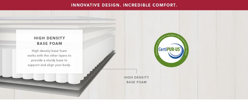 Classic Brands Mercer Cool Gel Memory Foam and Innerspring Hybrid 12-Inch Pillow Top Mattress, Mattress in a Box, Queen