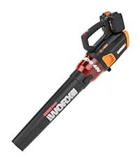 WORX 40V Turbine Leaf Blower Cordless Without Battery and Charger, Brushless Motor Blowers for Lawn Care, Compact and Lightweight Cordless Leaf Blower WG584.9 – Tool Only
