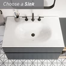 American Standard 226AA104.020 Studio S Right Height Elongated Toilet with Seat-Left Hand Trip Lever, White