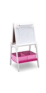 Delta Children Twin Loft Bed with Guardrail and Ladder (Coordinates with Loft Bed Tents Sold Separately), White