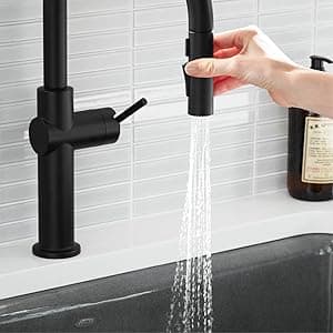 KOHLER 22972-2MB Crue Pull Down Kitchen Faucet, Pull-Down Sprayer, Vibrant Brushed Moderne Brass