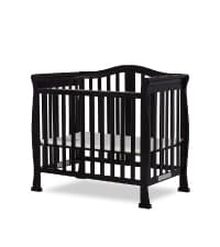 Dream On Me Jayden 4-in-1 Mini Convertible Crib And Changer in Storm Grey, Greenguard Gold Certified, Non-Toxic Finish, New Zealand Pinewood, 1" Mattress Pad